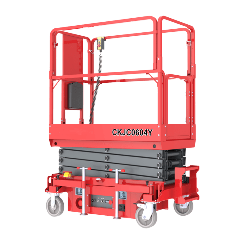CKJC0503Y CKJC0604Y CKJC0705Y CKJC0806Y CKJC1008Y CKJC1210Y CKJC1412Y CKJC1614Y سکوی بالابر قیچی نیمه الکتریکی 